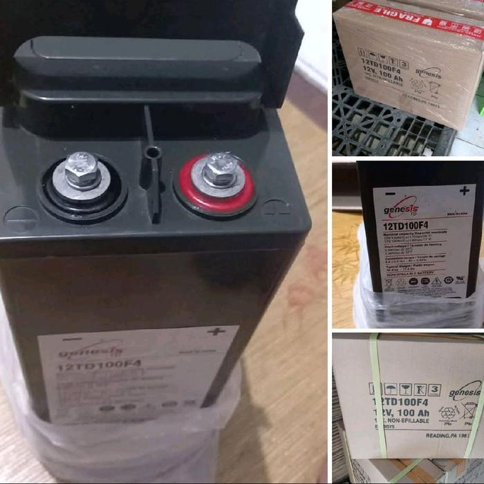 Aki Battery Lead Acid VRLA Genesis Shoto 12V 100Ah Best Perfomance Bergaransi