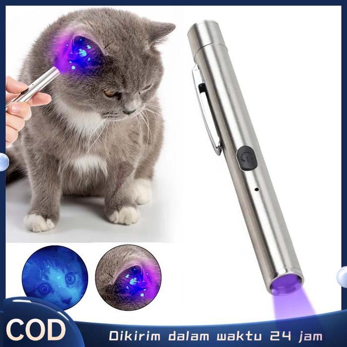 Senter Uv 365nm Senter Uv Light Senter Uv Original Untuk Mendeteksi Lumut Kucing Senter Ultraviolet
