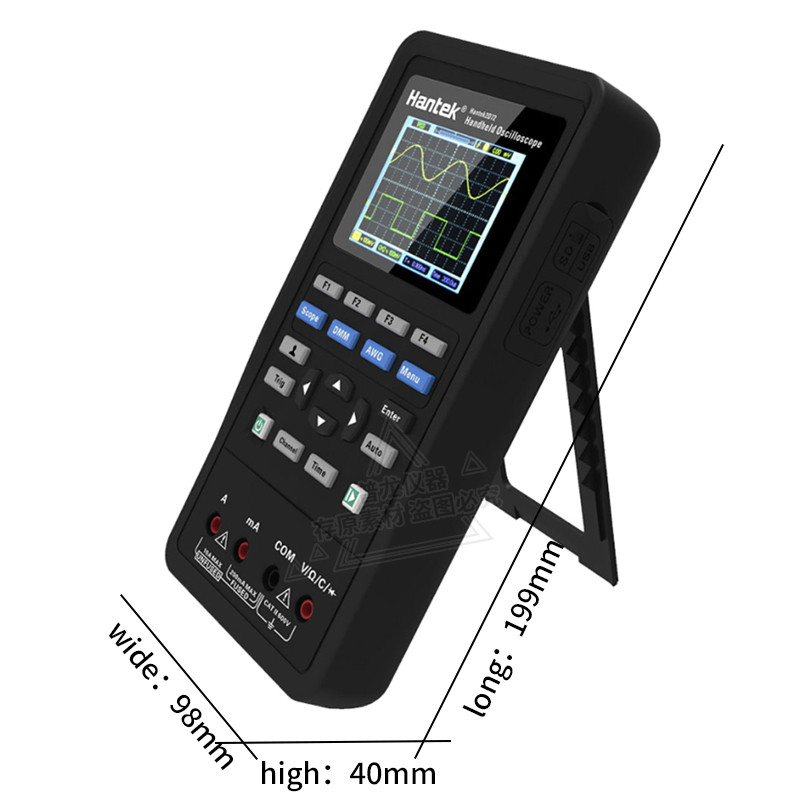 Hantek Offiial Genuine2hannel portable handheld button digital osillosope 2422722D422D722D72