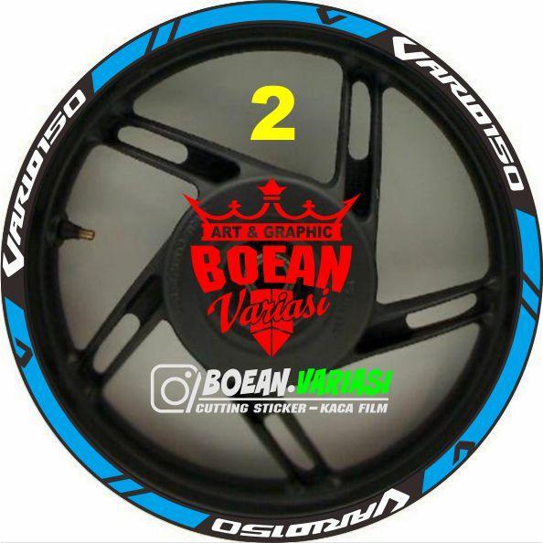 Cutting Sticker Lis Velg Vario 125 Vario 150