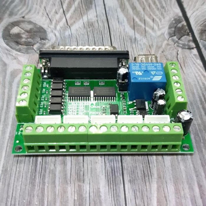 New 5 Axis Cnc Controller Board Mach3 Interface Usb Lpt 12V-24V