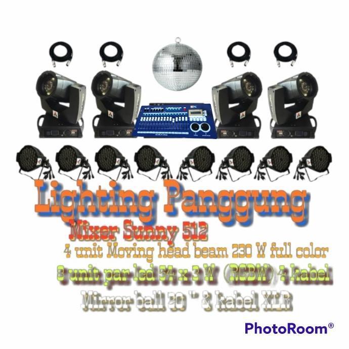 NEW STOCK PAKET LIGHTING/LAMPU PANGGUNG BEST