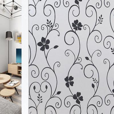 Promo Stiker Kaca Jendela Rumah Sanblast Panjang 4 Meter Motif Bambu Putih Pvc Berkualitas Tinggi