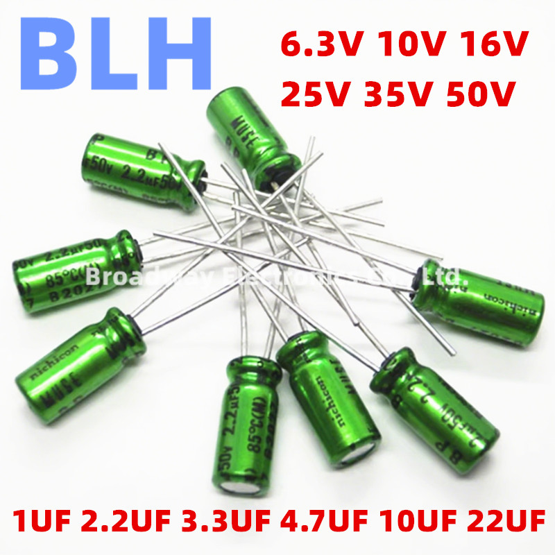 10PCS 6.3V 10V 16V 25V 35V 50V MUSE BP ES BiNon Polar Nonpolar Bipolar HiFi Audio Capacitor 1UF