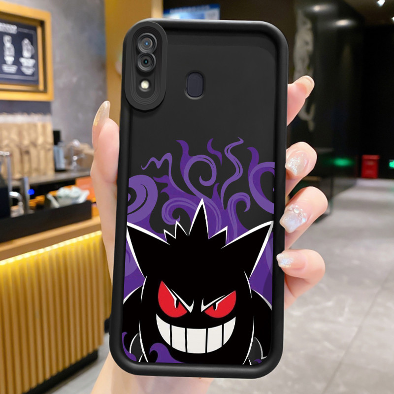 Casing Hp untuk Samsung Galaxy A20 A20s A30 A21s M10s Case Hp Casing pola Monster hitam kecil HP Ces