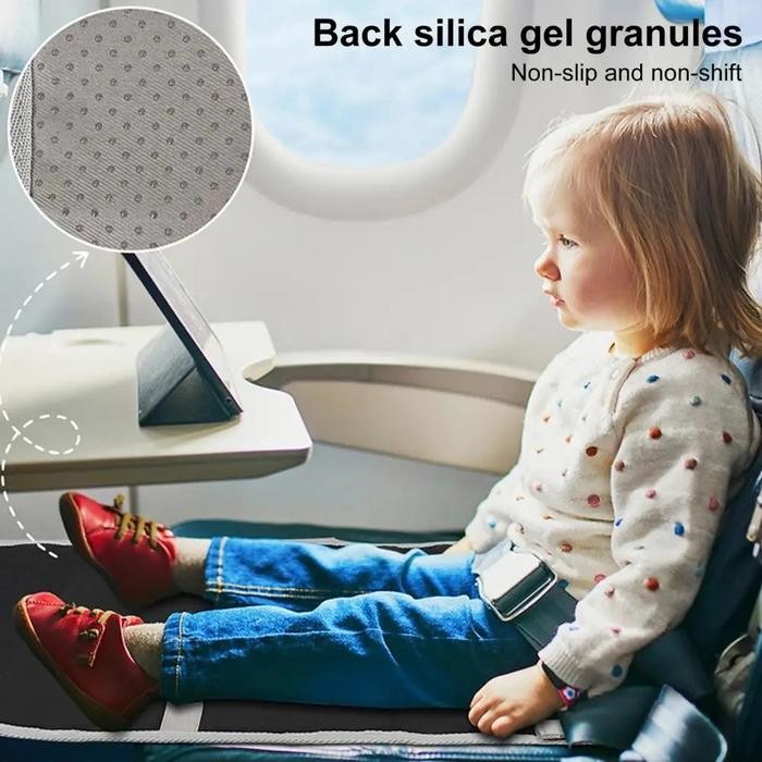 tempat duduk bayi pesawat portable - tempat tidur anak, sandaran kaki adjustable untuk penerbangan