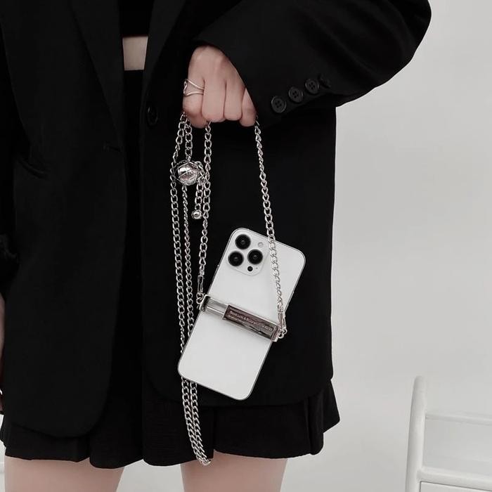 Chain Tali Rantai DIY Adjustable UNIVERSAL SEMUA TIPE HP (TALI SLING HP / TAS) Rectangle Grip BD