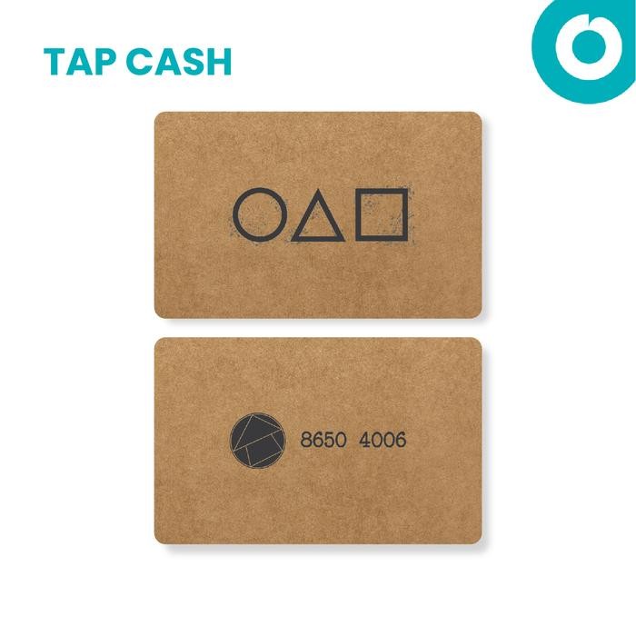 STOK TERBATAS  TAP CASH BNI SQUID GAME ID CARD CETAK KARTU TAPCASH SQUIDGAME CUSTOM TERJANGKAU