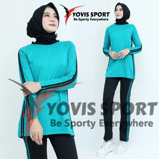 ow1p- Setelan Baju Olahraga Yovis/Setelan Olahraga Wanita/Setelan Baju Olahraga Yovis/Baju