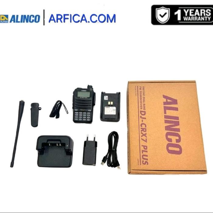 HT ALINCO DJ-CRX7 PLUS DUALBAND ORIGINAL GARANSI DJ CRX7 PLUS CRX7