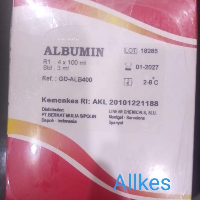 Terlaris Reagen Albumin Glory Diagnostics 4x100 ml SALE