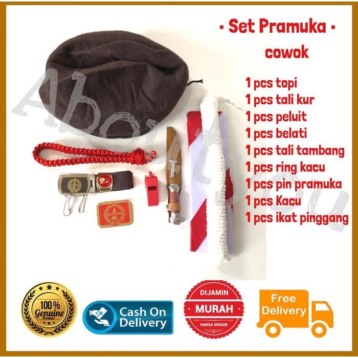 PROMO SET PRAMUKA Lengkap Peralatan Pramuka Lengkap SD SMP Pramuka Set
