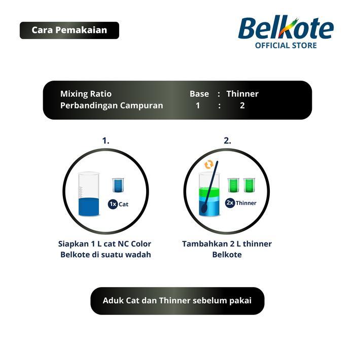 kytf- Cat Duco Belkote Nc Color Series (Metallic, Black Mica 209, 1L) Mobil