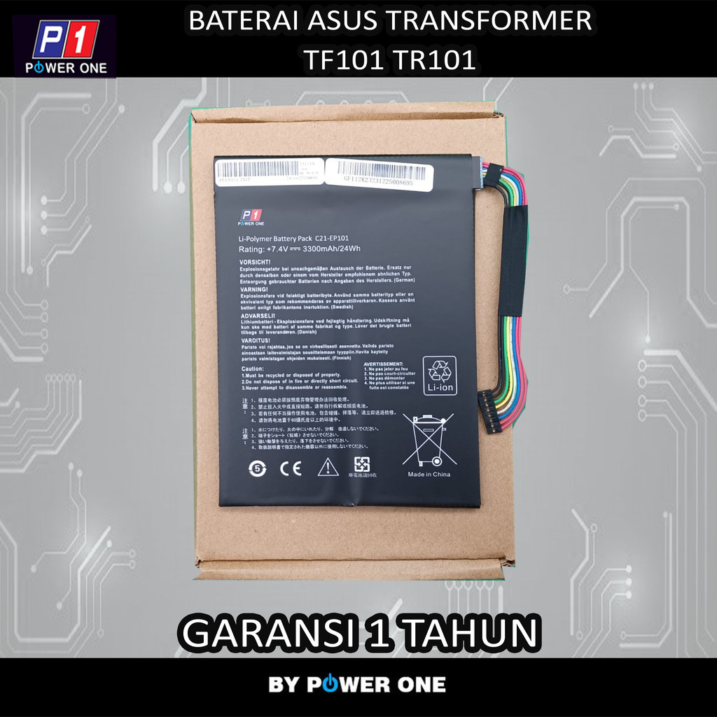 Baterai Asus Transformer tf101 tr101