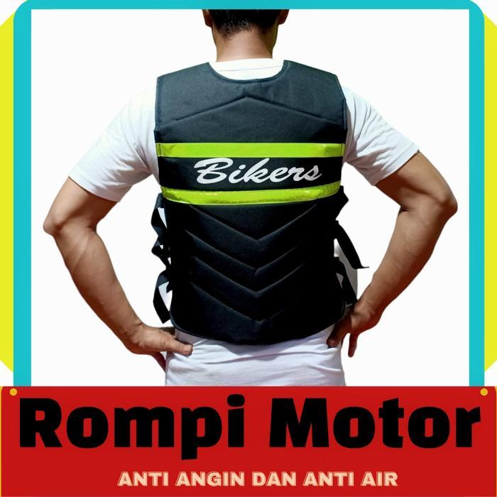 Rompi Bikers Pelindung Dada Anti Angin dan Anti Air