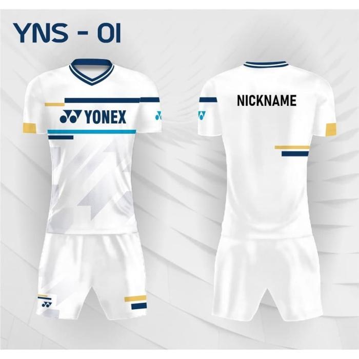 ORIGINAL jersey badminton jersey bulutangkis setelan jersey badminton free custom a Set READY STOCK