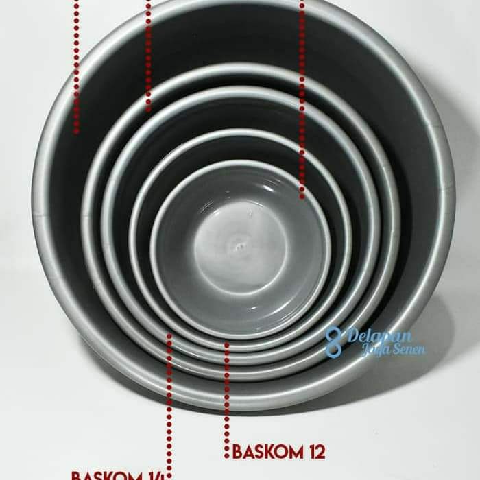 Baskom Air Jumbo Besar Plastik Food Grade Awet Murah Tebal Premium Beeplast Diameter 45CM Bak Basin 