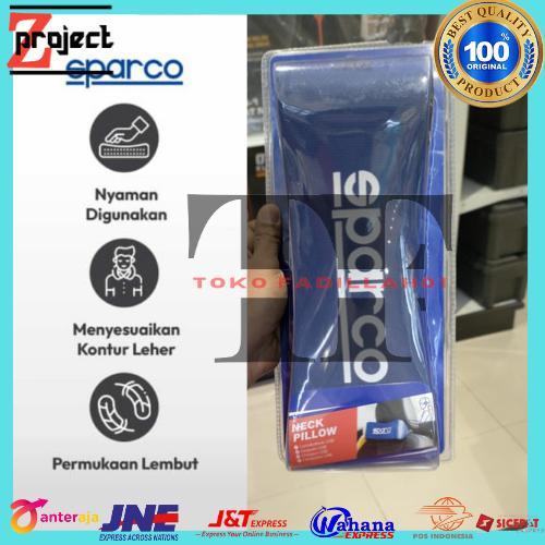 Sparco Bantal Leher Jok Mobil / Neck Pillow Bantal Leher Jok Sparco