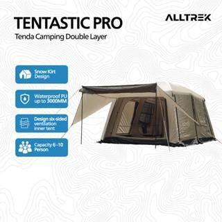 Alltrek Tenda Camping Tentastic Outdoor 1 Bedroom + 1 Guest Room