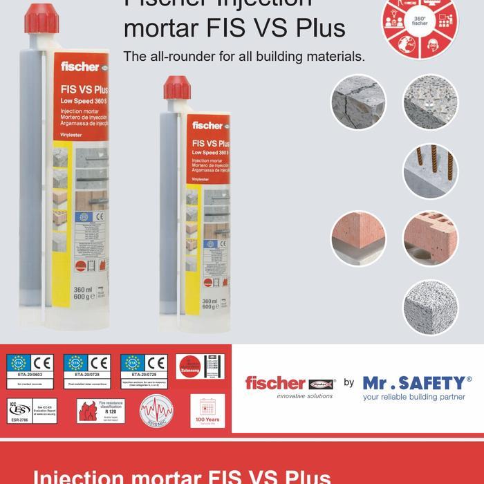 73ox- Fischer Fis V 360 S Original Chemical Anchor Distributor Resmi