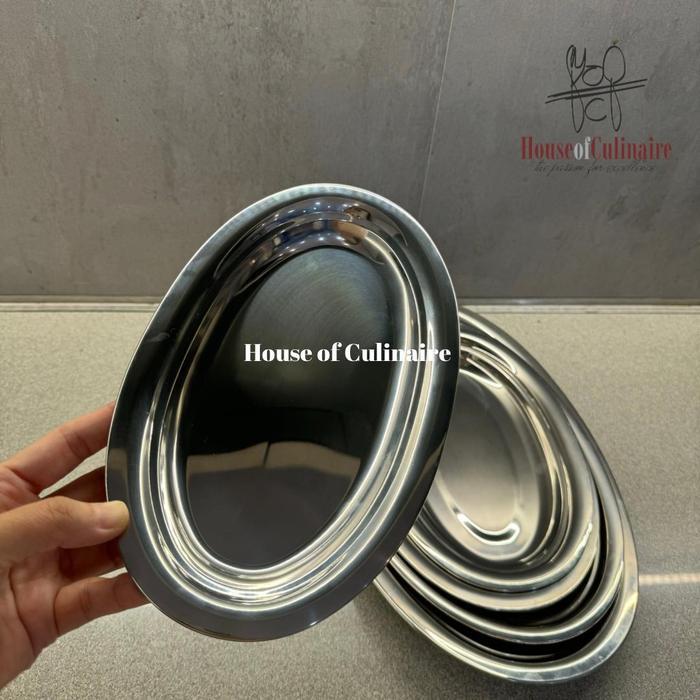 magg- Piring Oval Stainless Piring Lodor Stainless