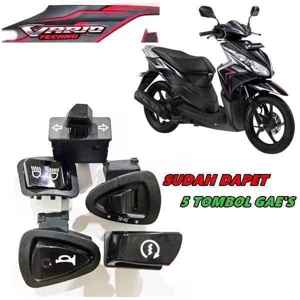 Banyakstock- Saklar Set Vario Techno Tekno 110 Karbu Dengan Tombol Vario Tekno 110 Karbu Motorcycle