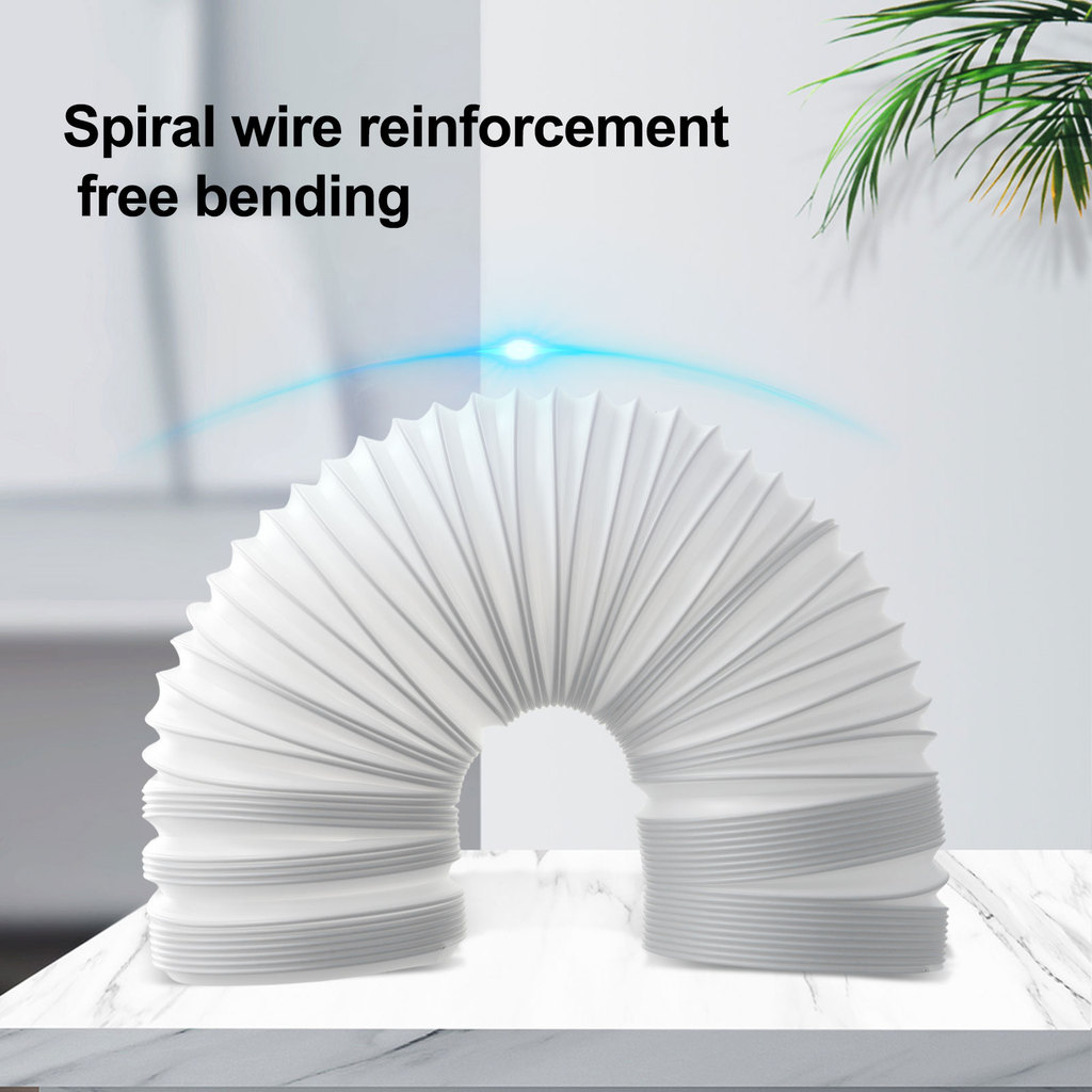 Portable Air Conditioner Hose 13/15Cm 100Cm Length Ac Exhaust Vent Flexible Hose Anti-Clockwise