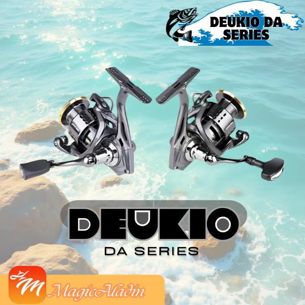 Reel Pancing Kuat Deukio DA Series DA 2000 - 7000, Ratio 5.2:1 Untuk Memancing di Empang, Sungai,
