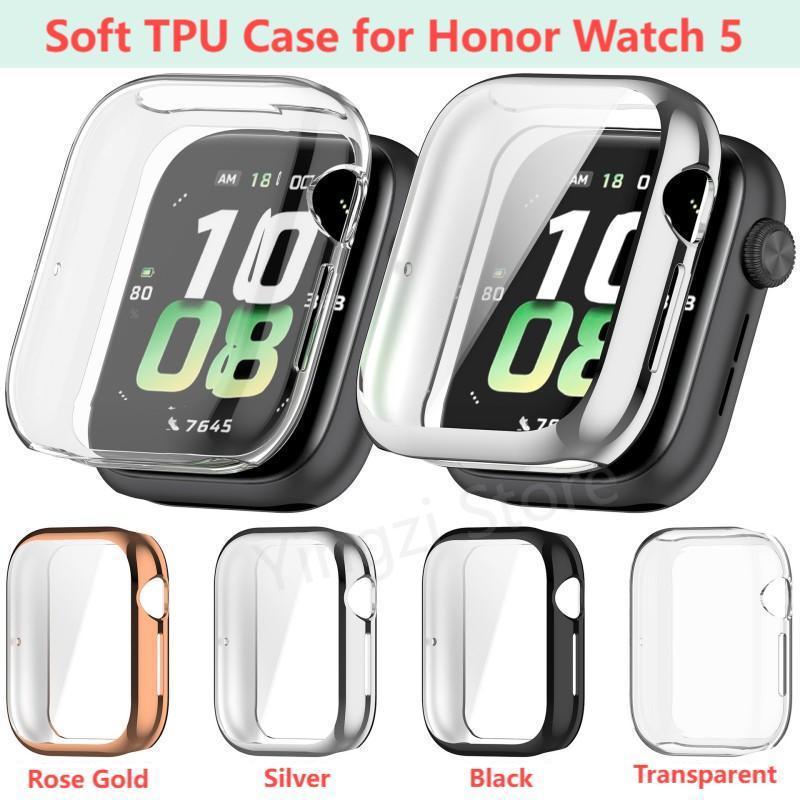 Soft TPU Case for Honor Watch 5 Smart Watch Strap Protective Cover Bumper for Honor Watch5 Shell