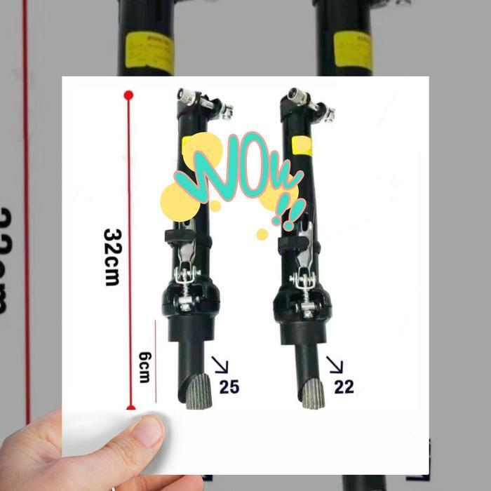 Tiang / Cagak Setir Sepeda Lipat