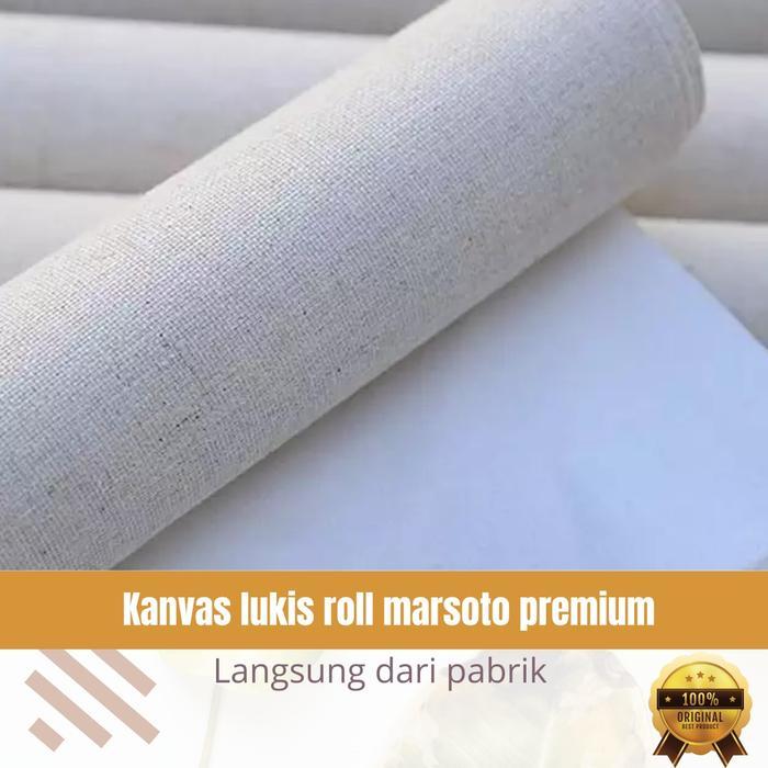 kanvas lukis roll marsoto canvas lukis rol marsoto high quality super premium sudah gesso Kain