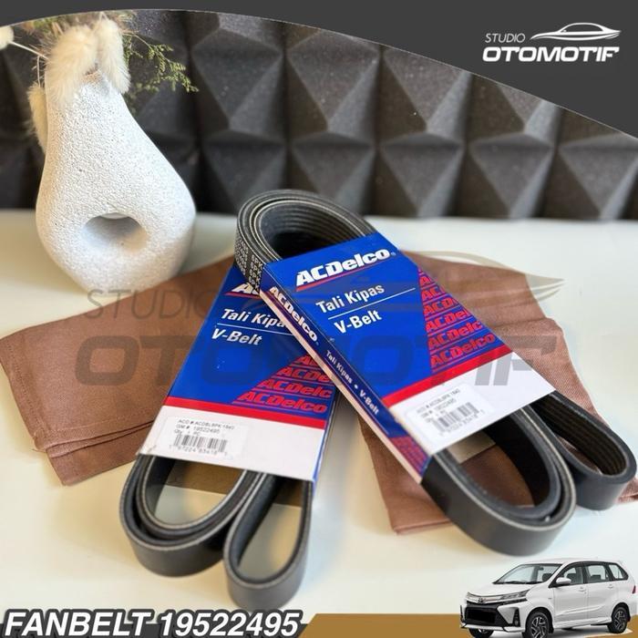 Fanbelt Alternator Ac Power Steering Avanza Veloz 1500Cc Vvti 2012-2015 Acdelco 2495 Fan Belt Vbelt