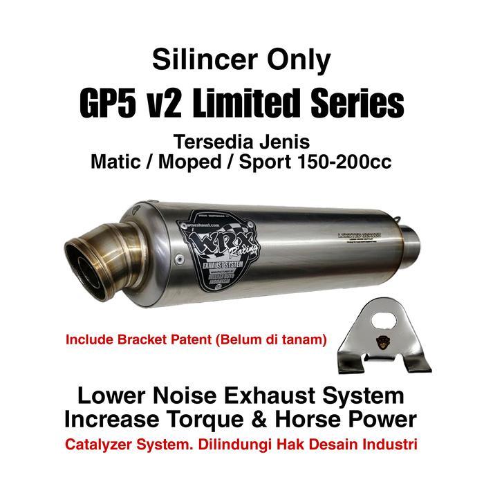 ORIGINAL Knalpot WRX GP5 V2 Limited K150 N Turbo READY STOCK