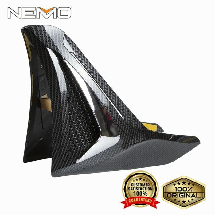 Cover / Tutup Body Depan Bagian Bawah Carbon Nemo Yamaha Nmax 2020