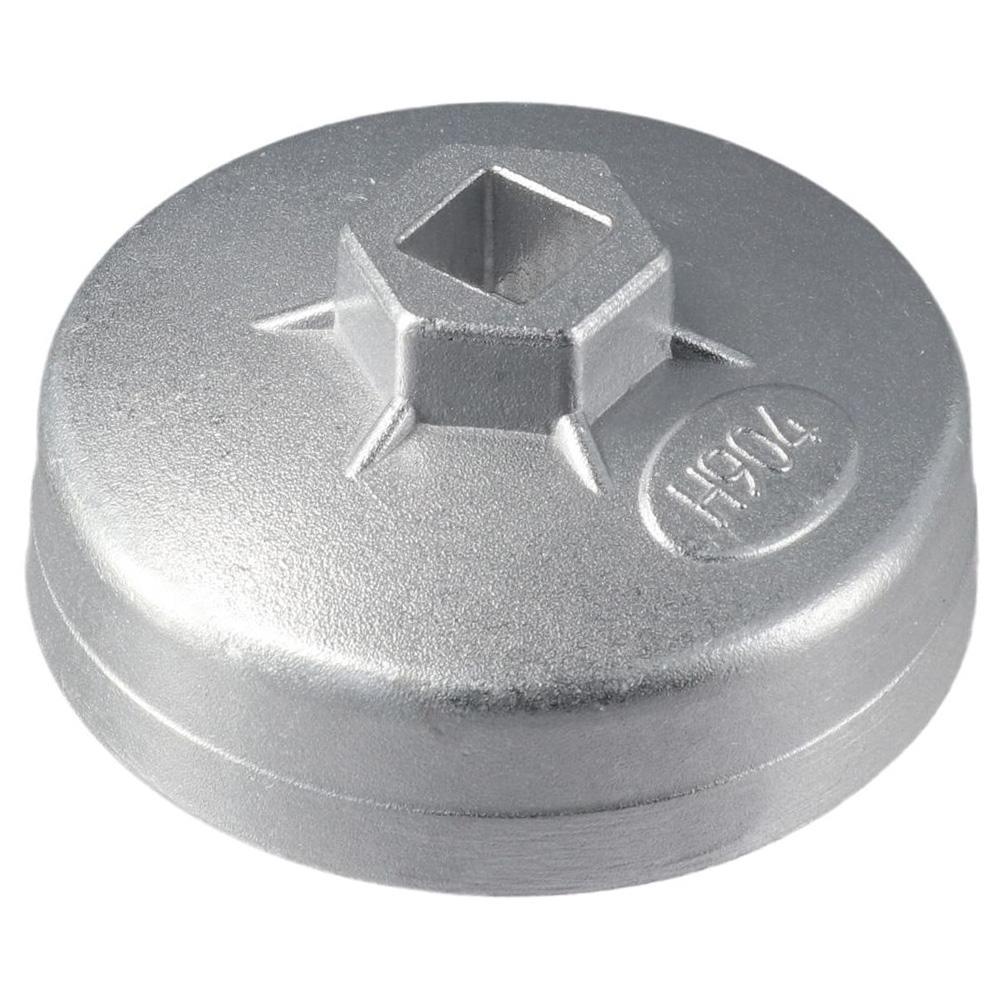 1pc Model 904 Cap Oil Filter Wrench 1/2 Inch Square 79mm 904 Oil Filter Wrench Aluminum 15 Flute