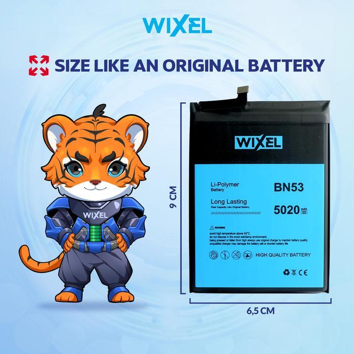 5ciw- Wixel Baterai Bn53 Compatible For Redmi Note 9 Pro / Note 10 Pro Double Power Real