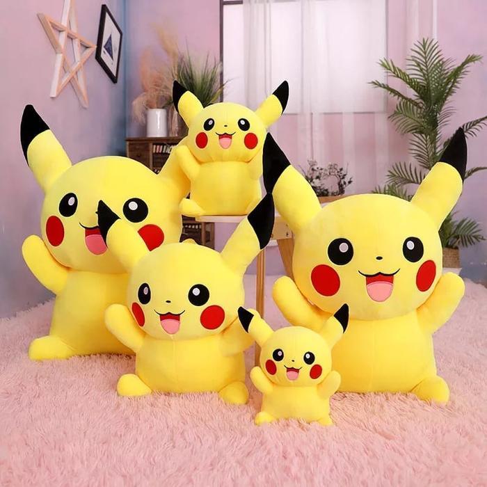 ur4w- Boneka Pikachu Jumbo / Boneka Lembut Dan Lucu Doll Hadiah