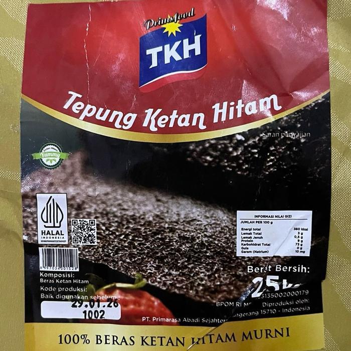 swwf- Primsfood Tkh Tepung Ketan Hitam 25 Kg