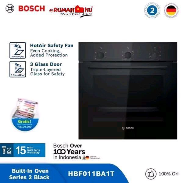 Bosch HBF011BA1T Oven Tanam / Built-In Oven  Seri 2 Black series