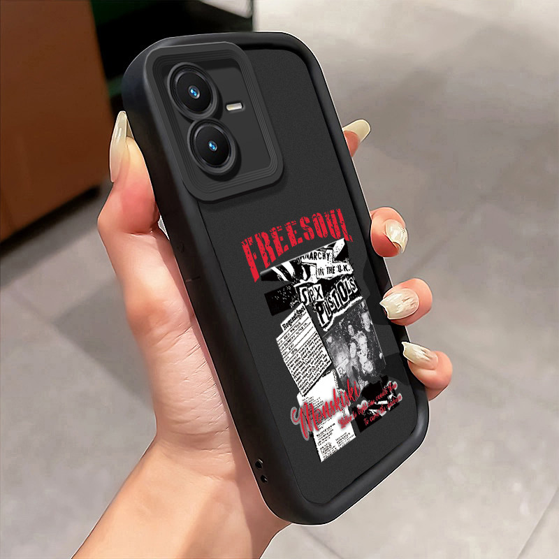 Casing Hp untuk VIVO Y22 Y22s Y22T Case Potongan Tren Kasing gaya Limited Cesing tipis Kesing Siliko
