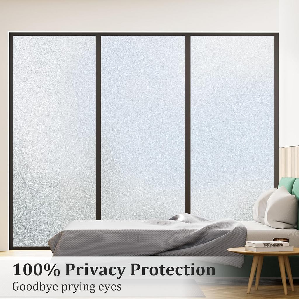 Window Privacy Film Frosted Glass Window Film Stained Glass Window Film Bathroom Window Frosting