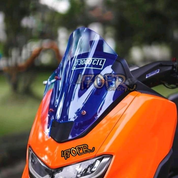 SALE  Windshield Nmax New sporty TDR mini. Visor nmax lama Sporty TDR mini tebal 4mm ORIGINAL