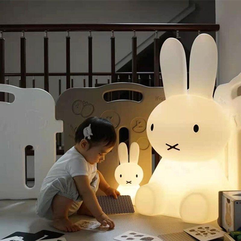 Cartoon Miffy Desk Lamp Kid Room Bedhead Bedroom Nightlight Ins Korean Cute Nightlight Birthday