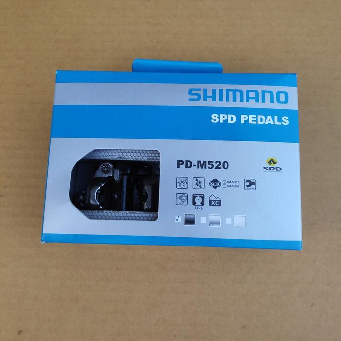 Pedal Shimano Cleat M520 For Mtb. Pd Sepeda M-520. Not M530. Not M828