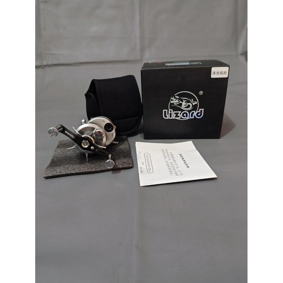 Round Reel Drum Reel Lizard Boki Air BFS Hanya 122gr