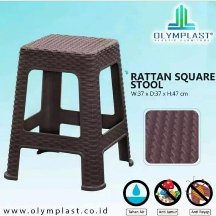 BERKUALITAS Kursi Plastik Baso Rotan Akako