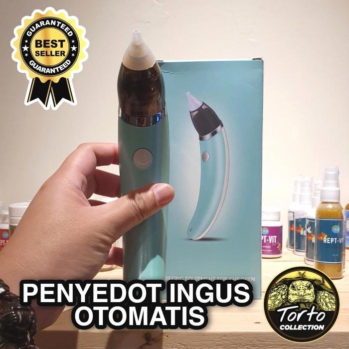 Viva - Penyedot Ingus Auto Reptil Kura Hewan Baby Aman Sulcata Aldabra Torto