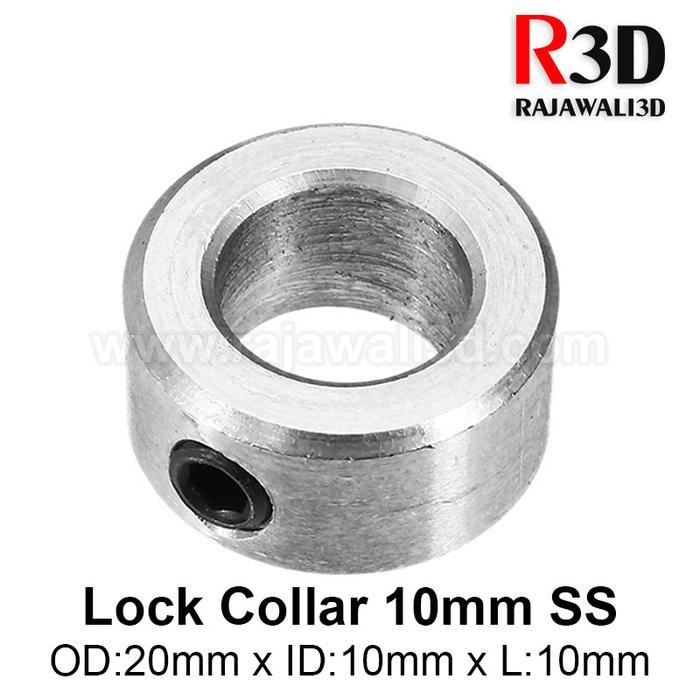 Premium LockCollar Lock Collar Locking Collar 10mm Stainless Steel 20x10x10mm