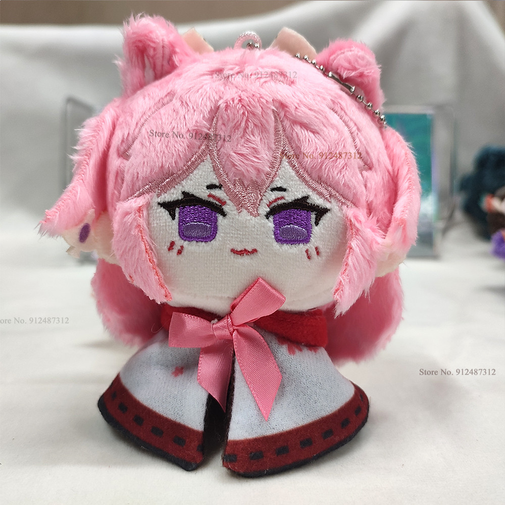 12cm Game Impact Plush Albedo Arataki Itto Tartaglia Kazuha Zhong Li Dolls Pendants Keychains For