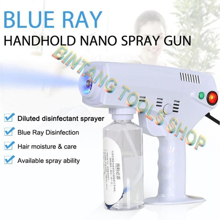 New Blu Ray Atomizer Nona Spray Steam Gun Steam Disinfectant Alat Fogging